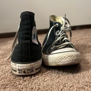 Black converse high tops